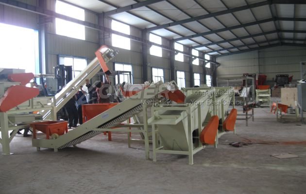 three stage almond shelling machine