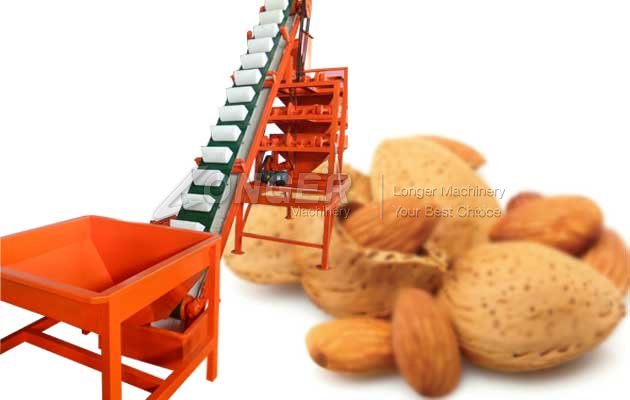 three stage almond shelling machine