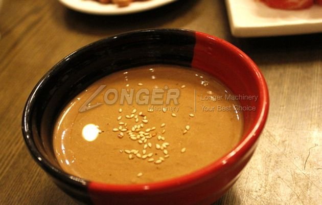 sesame tahini making