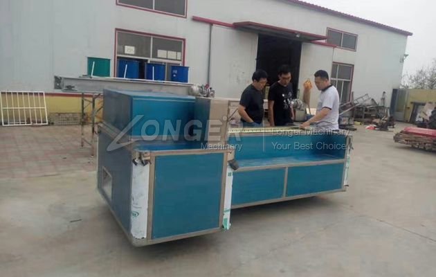 almond shelling machines