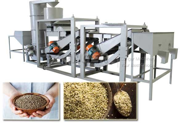 hemp seed husking machine